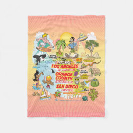 SoCal Paradise Fleece Deken