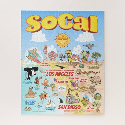 SoCal Paradise Legpuzzel (Verticaal)