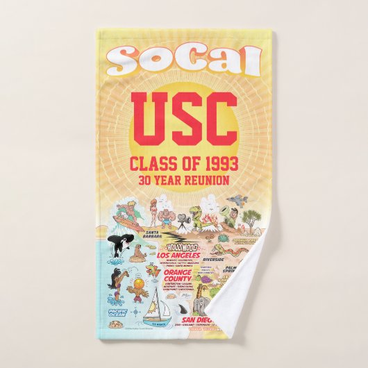 SoCal personnalisable (Serviette à main)