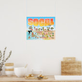 SoCal-Poster Poster (Keuken)