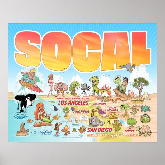 SoCal-Poster Poster (Voorkant)