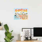 SoCal-Poster Poster (Thuiskantoor)