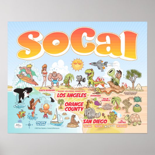 SoCal-Poster Poster (Voorkant)
