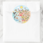 SoCal Ronde Sticker (Tas)