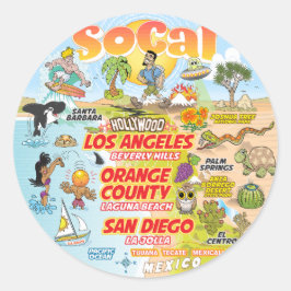 SoCal Ronde Sticker