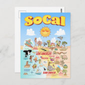 SoCal-scène Briefkaart (Voorkant / Achterkant)