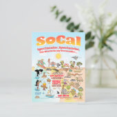 SoCal Scene-Briefkaart Briefkaart (Staand voorkant)
