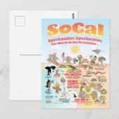SoCal Scene-Briefkaart Briefkaart (Voorkant / Achterkant)