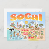 SoCal Souvenir Briefkaart (Voorkant / Achterkant)