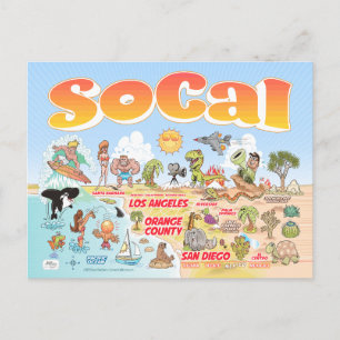 SoCal Souvenir Briefkaart