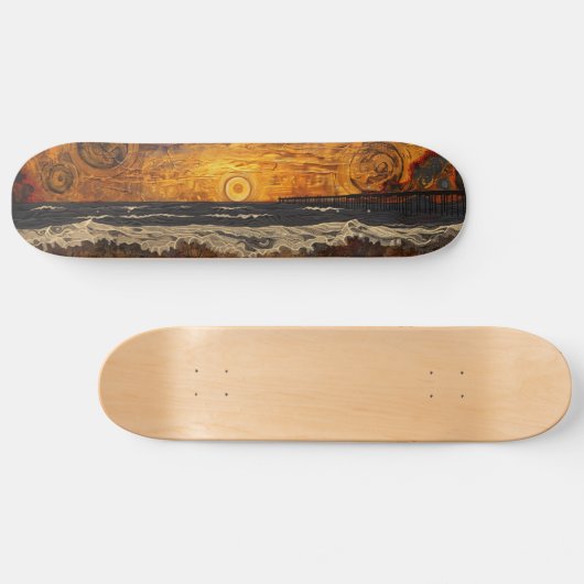 SoCal Sundown Ripples Skateboard (Horz)