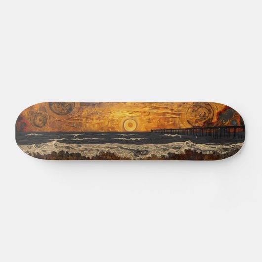 SoCal Sundown Ripples Skateboard (Horz)