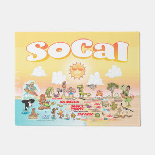 SoCal Sunset Deurmat
