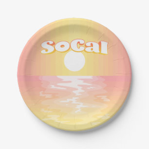 SoCal Sunset Papieren Bordje