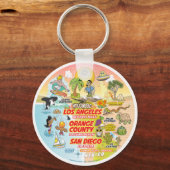 SoCal Sunset Sleutelhanger (Achterkant)