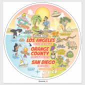SoCal Sunset Sticker (Vel)