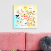 Socal Sunshine Canvas Afdruk (Insitu (Woonkamer))