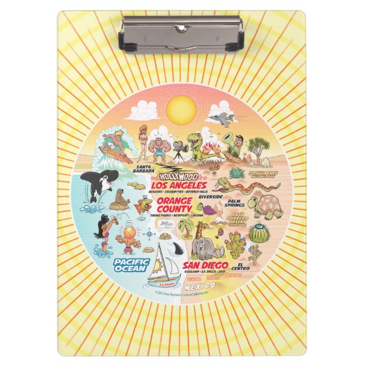 SoCal Sunshine Klembord (Voorkant)