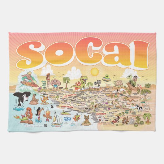 SoCal Theedoek (Horizontaal)
