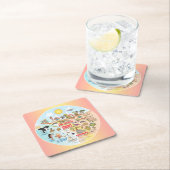 SoCal Vierkante Kartonnen Onderzetter (Insitu)