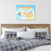 SoCal Wall Art Canvas Afdruk (Insitu (Slaapkamer))