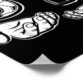 Soccer 67 Six Seven 6 7 Funny Gen Alpha Meme Drip  Poster (Hoek)