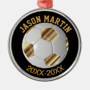 Soccer Award Metalen Ornament