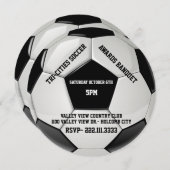 Soccer Awards Uitnodiging (Voorkant / Achterkant)