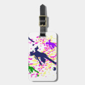 SOCCER BAGAGELABEL (Voorkant verticaal)