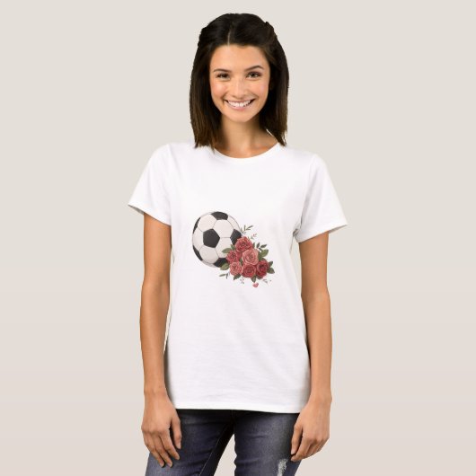 Soccer ball and Pink T-shirt (Voorkant volledig)