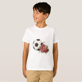 Soccer ball and Pink T-shirt