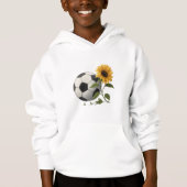 Soccer ball and sunflower (Voorkant)