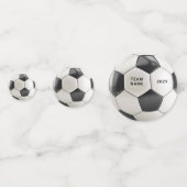 Soccer Ball Confetti | Team Name Party Decor (Derrière)