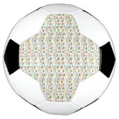 Soccer ball design showing small rainbow  (Tourné)