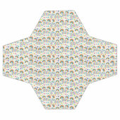 Soccer ball design showing small rainbow  (Plat)