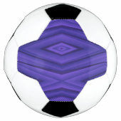 Soccer ball featuring a geometric pattern  (Devant)