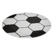 Soccer Ball Inspired Pattern Geometric Print Snijplank (Hoek)