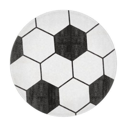 Soccer Ball Inspired Pattern Geometric Print Snijplank (Voorkant)