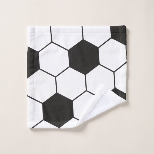 Soccer Ball Inspired Pattern Geometric Print Washandje (Wasdoekje)