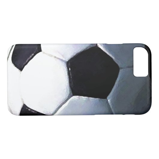 Soccer Ball iPhone 7 Coque (Dos (Horizontal))