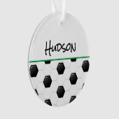 Soccer Ball Joueur NOM Exécuter Kick Goal Fun (devant)