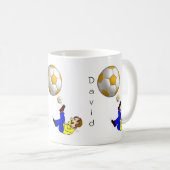 Soccer Ball Man Mug (Devant droit)