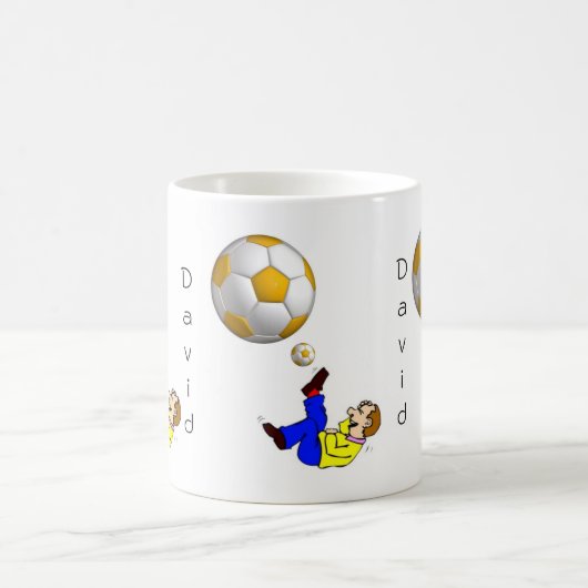 Soccer Ball Man Mug (Centre)