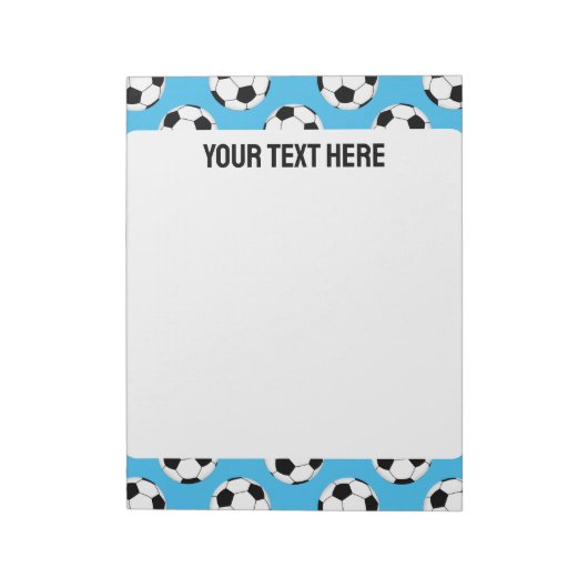 Soccer Ball Pattern Notitieblok (Gedraaid)