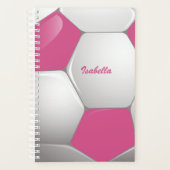 Soccer Ball Pink and White (Devant)