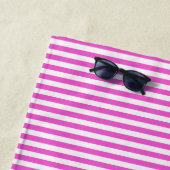 Soccer Ball Stripes Design Serviette de plage (En situation)