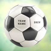 Soccer Ball Window Cling | Team Name Vinyl Decal (Vel 3)