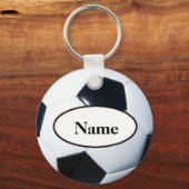Soccer ball with your name on it sleutelhanger (Voorkant)