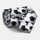 Soccer Balls Mens Cravate (Roulé)