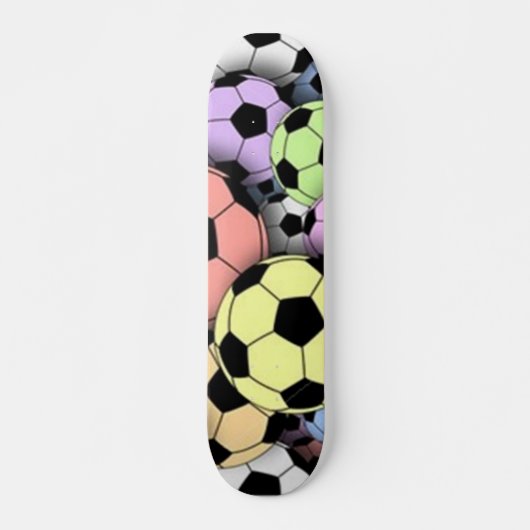 Soccer Balls of Color Skateboard (Devant)